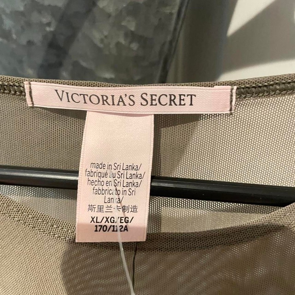 Victoria's Secret khaki green mesh crop top - Picture 5 of 5